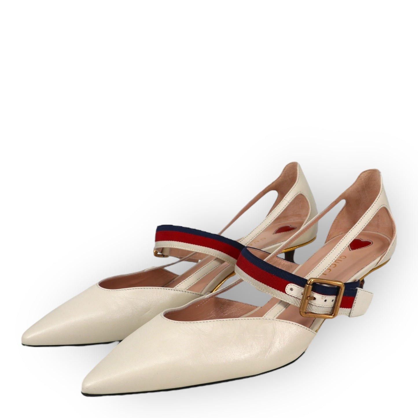 Gucci Sylvie Pumps crème