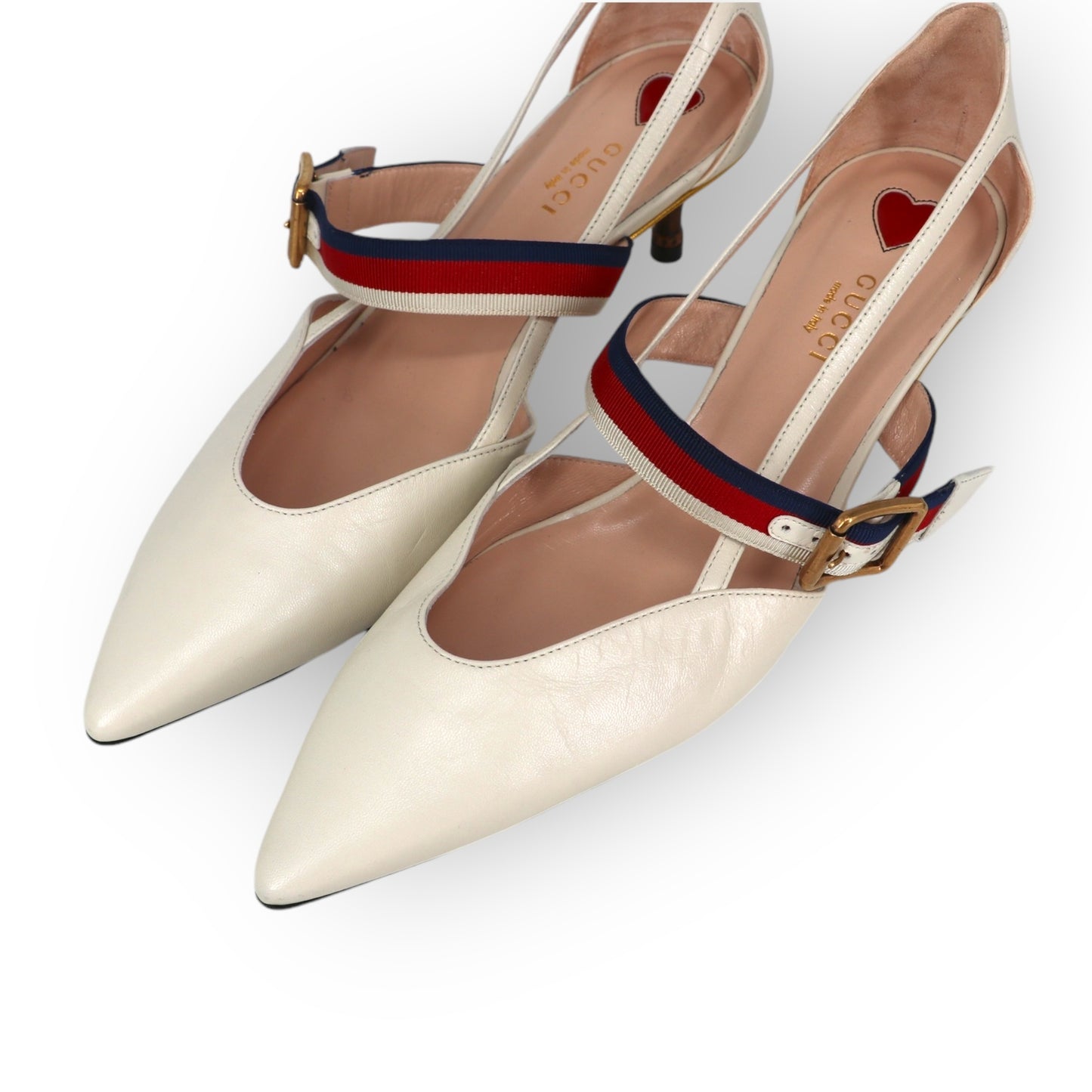 Gucci Sylvie Pumps crème