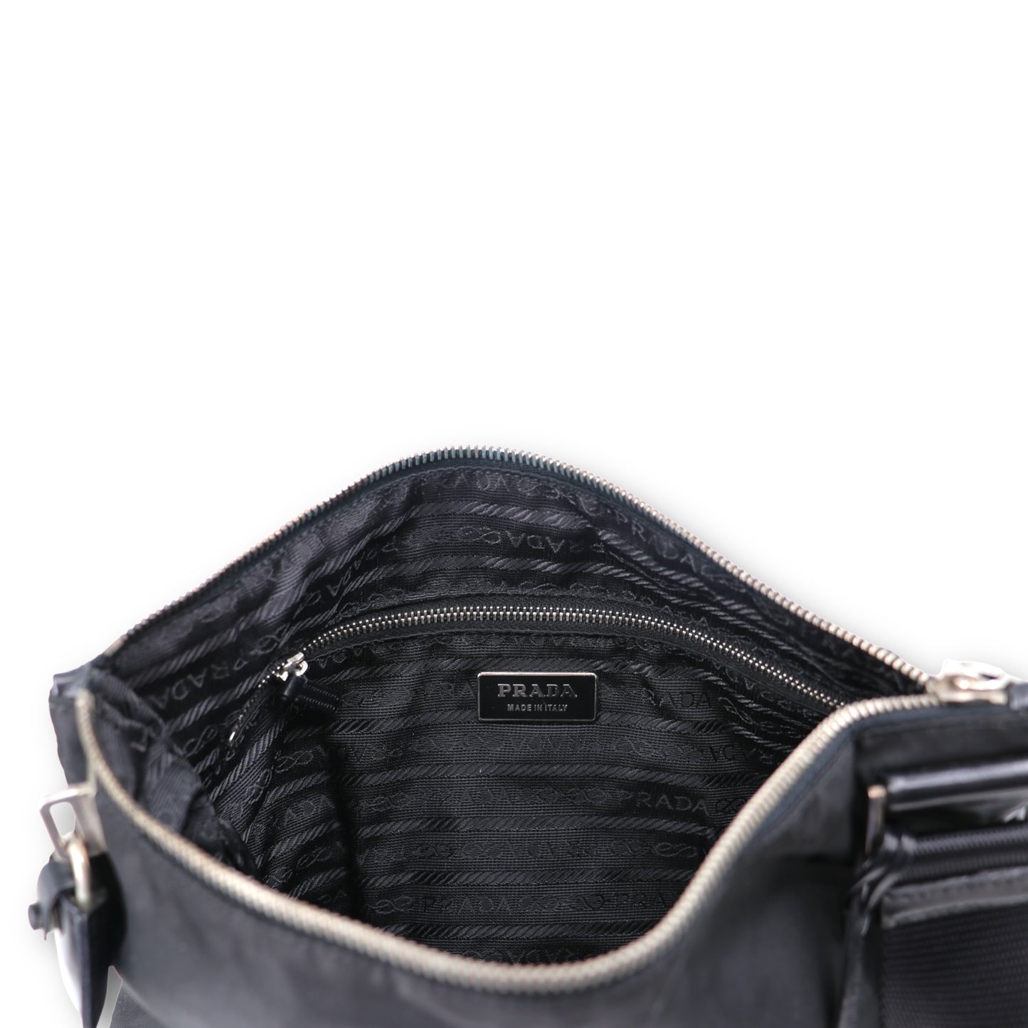 Prada Umhängetasche Nylon schwarz