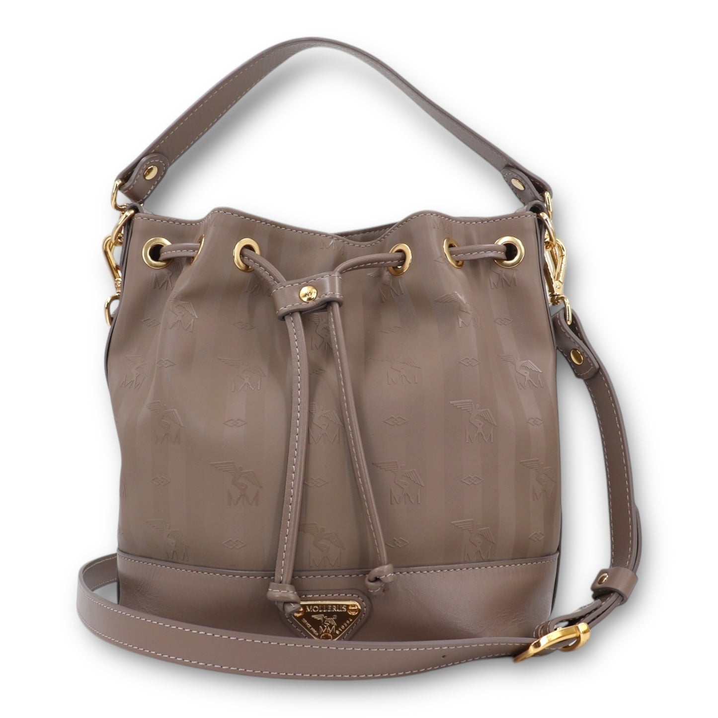 Maison Mollerus Sion Beuteltasche taupe