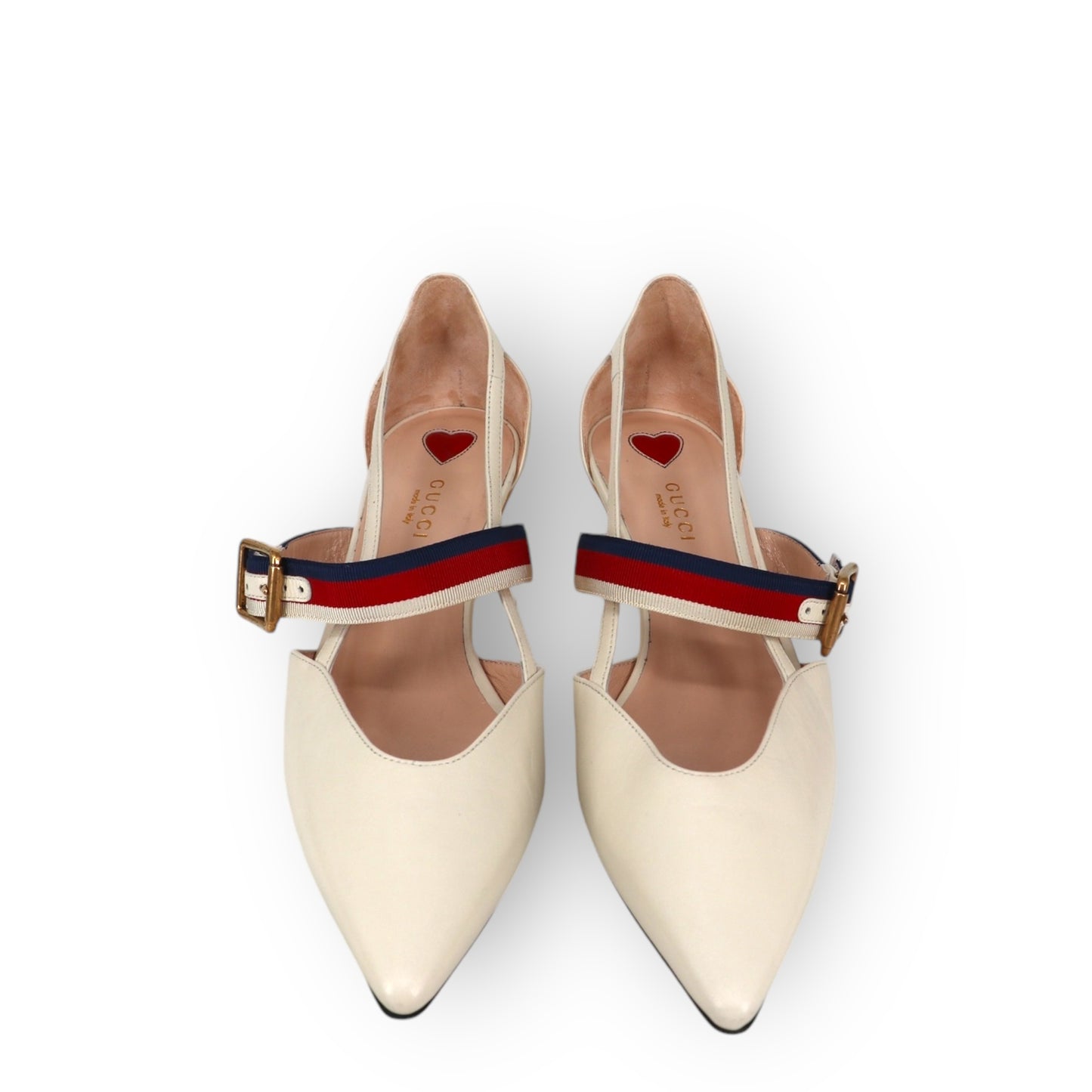 Gucci Sylvie Pumps crème