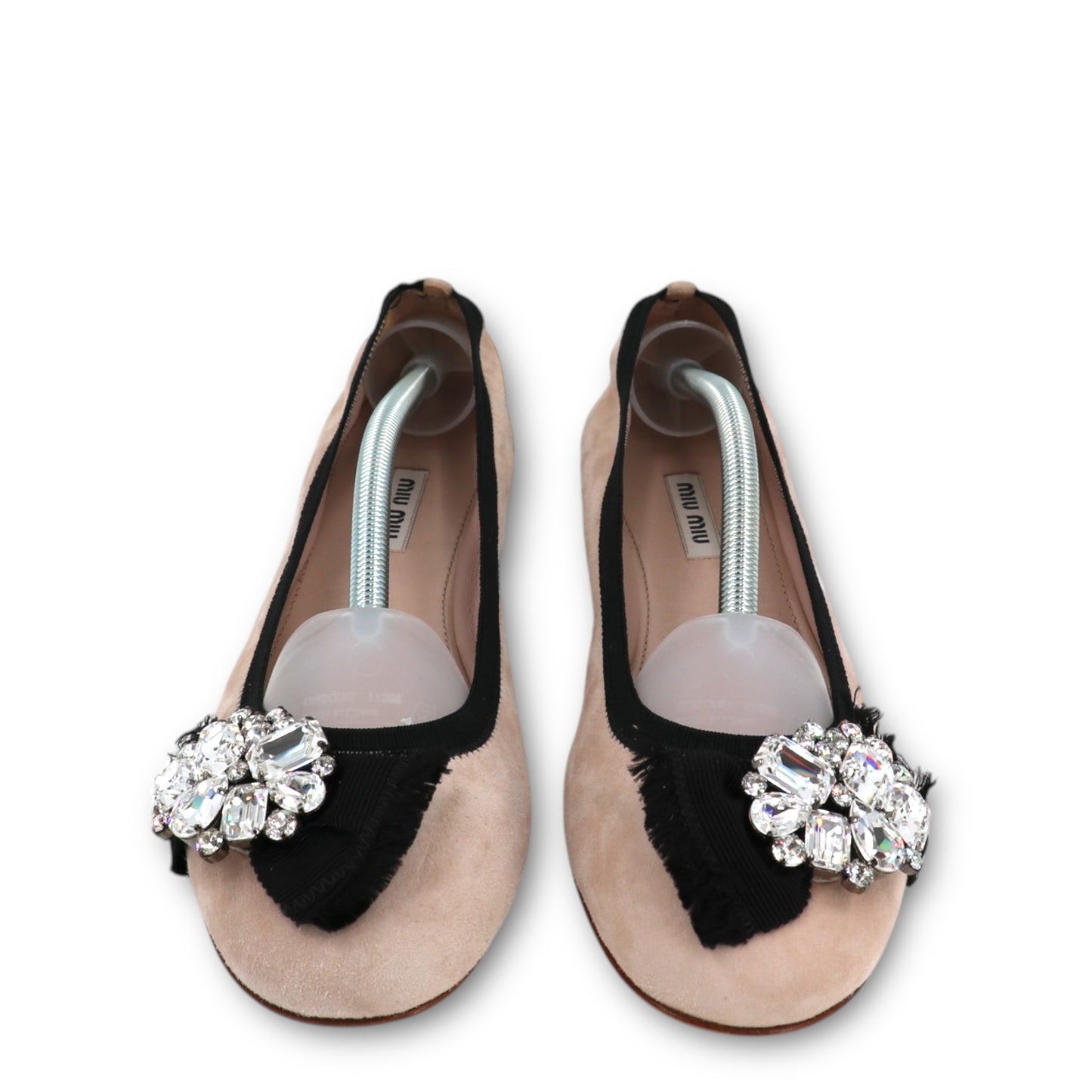 Miu Miu Ballerinas Wildleder nude Gr. 39.5