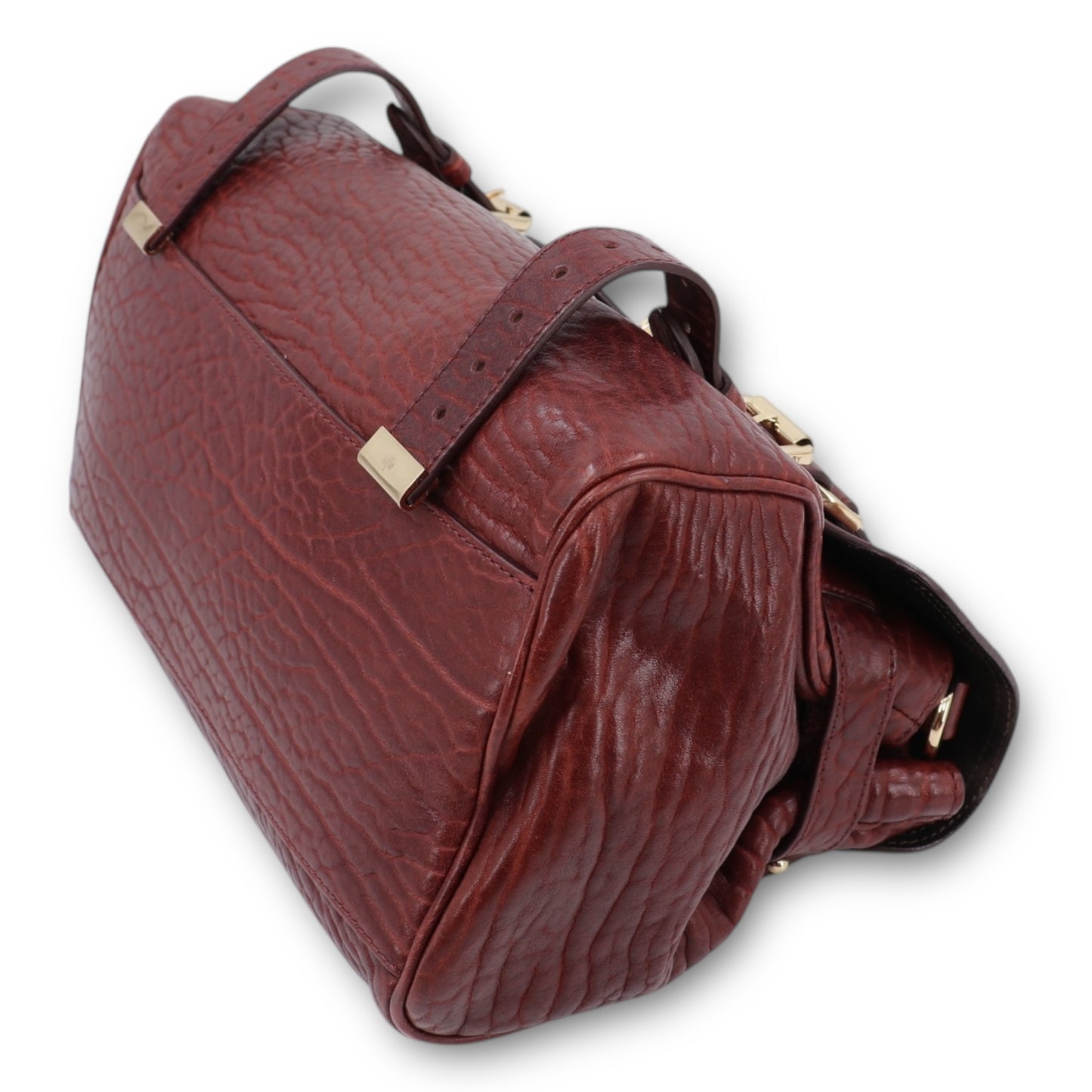 Mulberry Medium Alexa Shrunken Calfskin braun